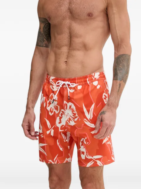 Oakley floral-print swim shorts