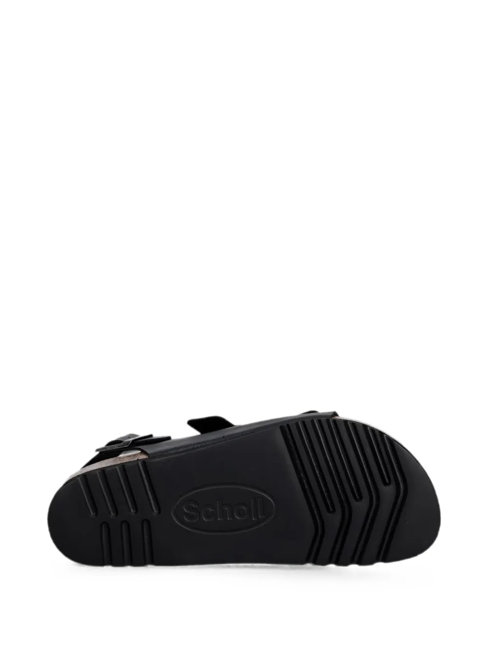 Scholl AXEL BACKSTRAP buckle-fastening sandals Zwart