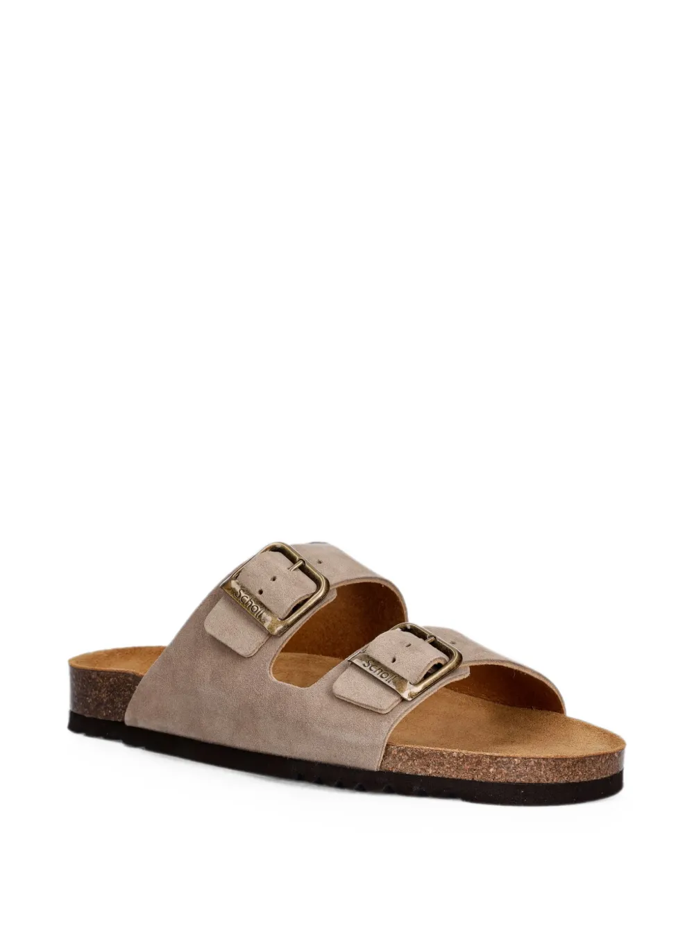 Scholl Arizona double-strap buckle sandals Beige