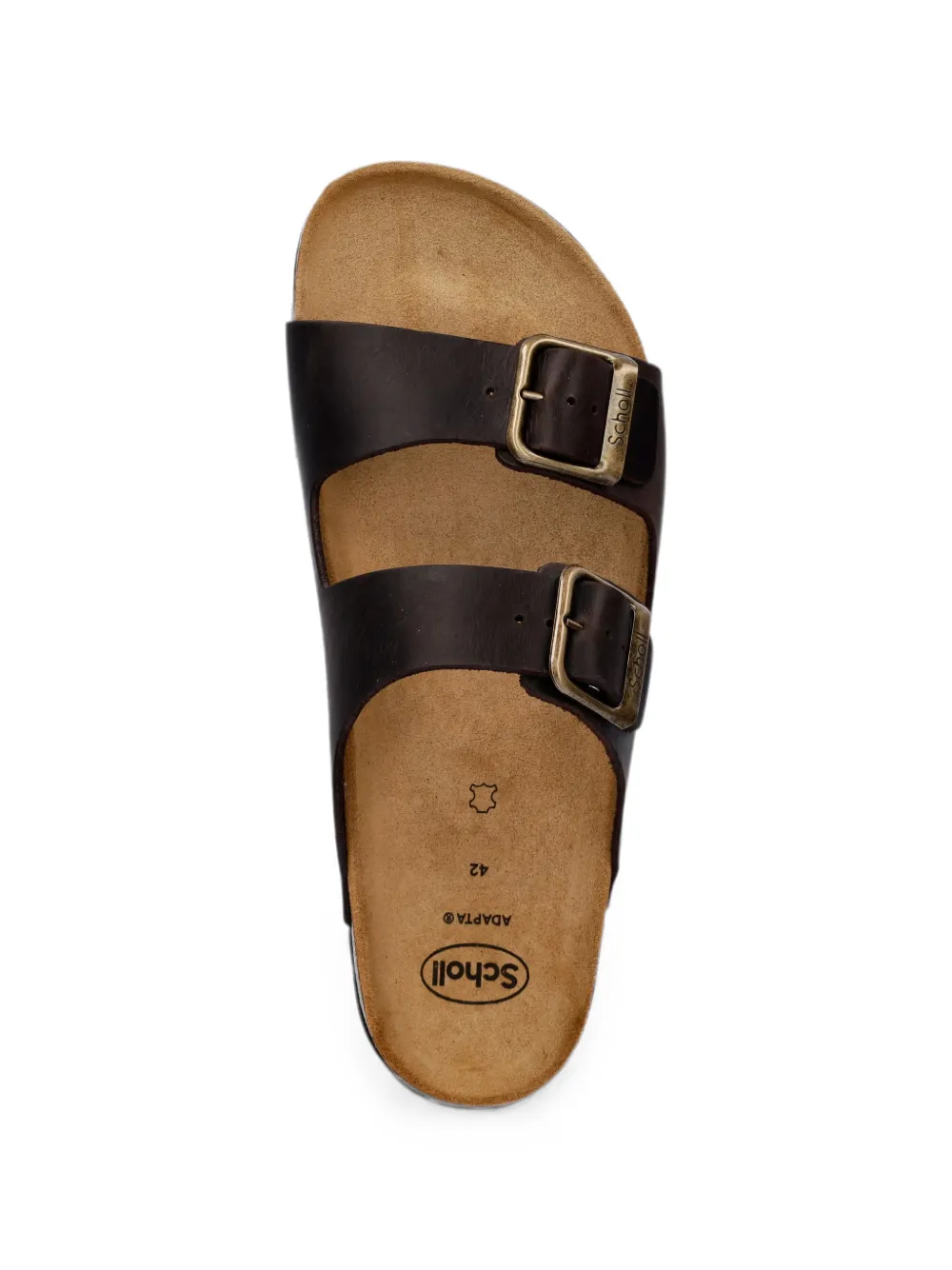 Scholl Arizona buckle-fastening leather sandals Bruin