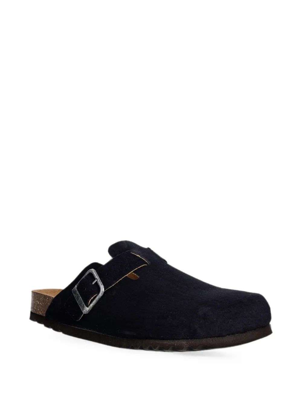 Scholl Olivier buckle-fastening slippers Blauw