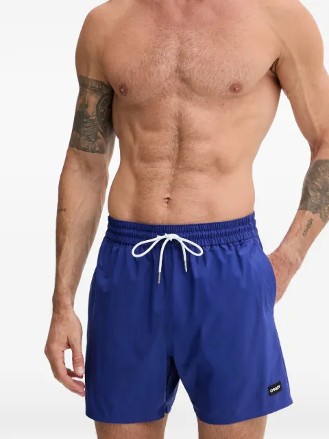 Oakley Robinson logo-patch drawstring swim shorts