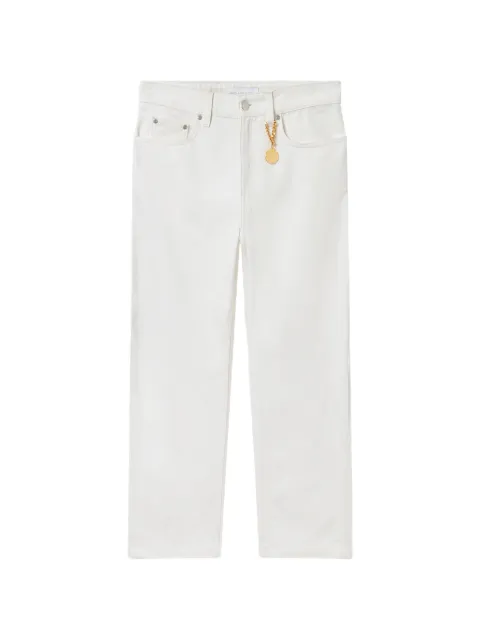 Stella McCartney cropped barrel-leg jeans
