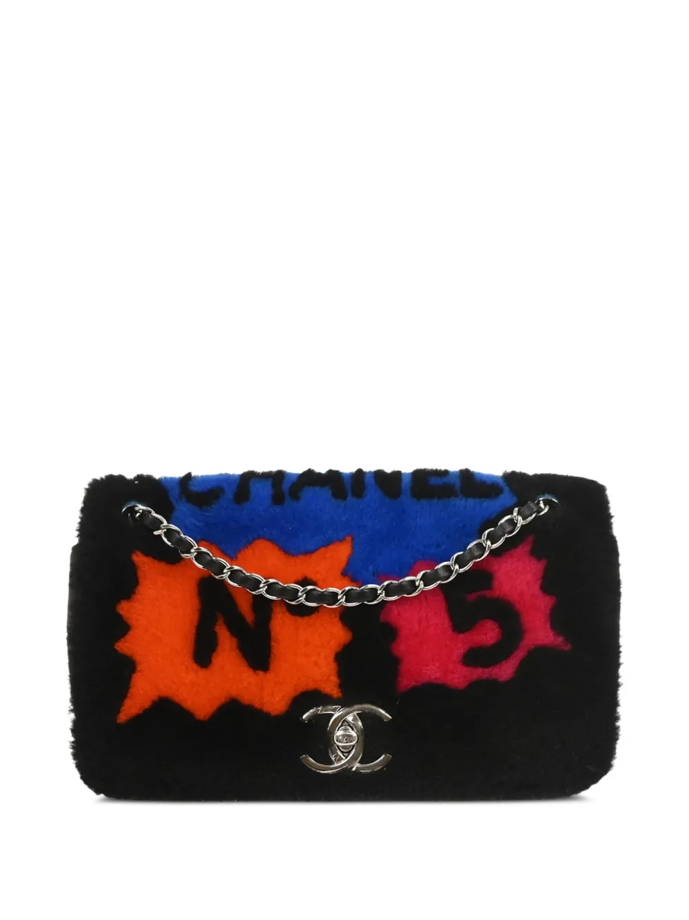 CHANEL Pre-Owned 2014-2015 No.5 turn-lock shoulder bag - Nero