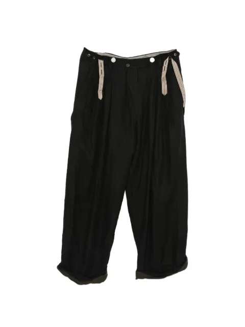 Ziggy Chen pleated-detailing trousers