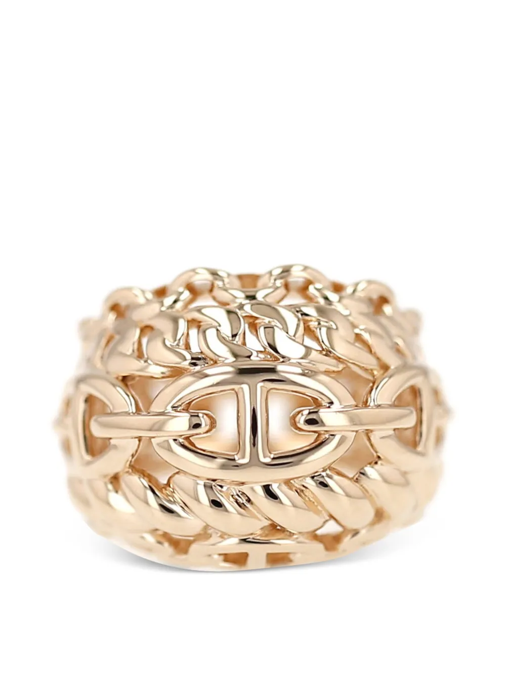 Hermès Pre-Owned 2025 Chaîne d'Ancre Multichaînes ring - Oro