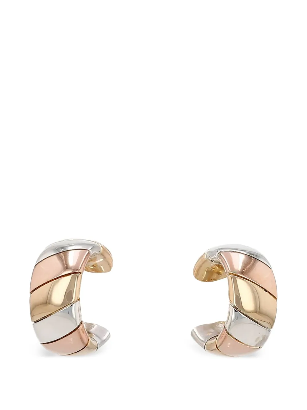 Van Cleef & Arpels dome-shaped hoop earrings - Oro