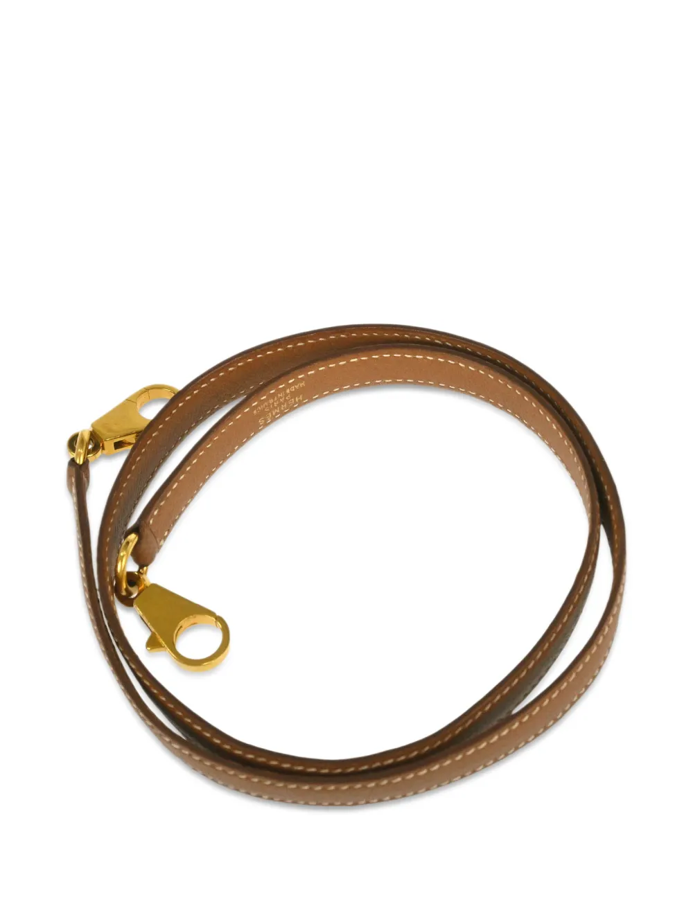 Hermès Pre-Owned 1990-2000s Courchevel shoulder strap - Nude