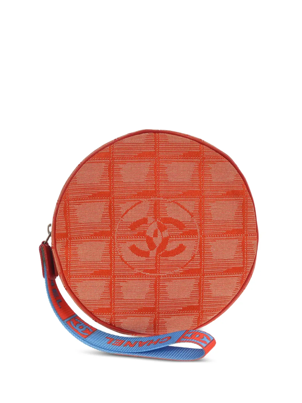 CHANEL Pre-Owned 2000 jacquard clutch - Orange