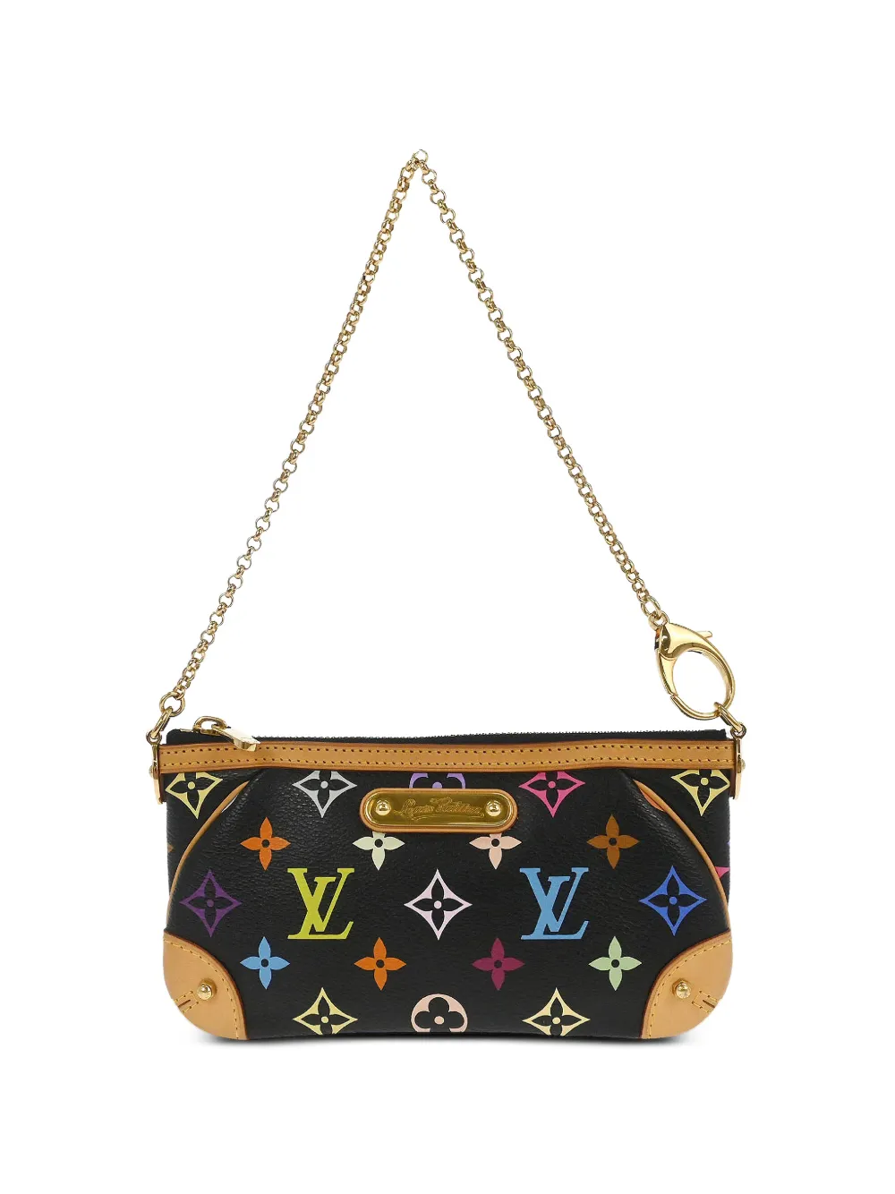 Louis Vuitton Pre-Owned x Takashi Murakami 2012 MM Pochette Milla handbag - Nero