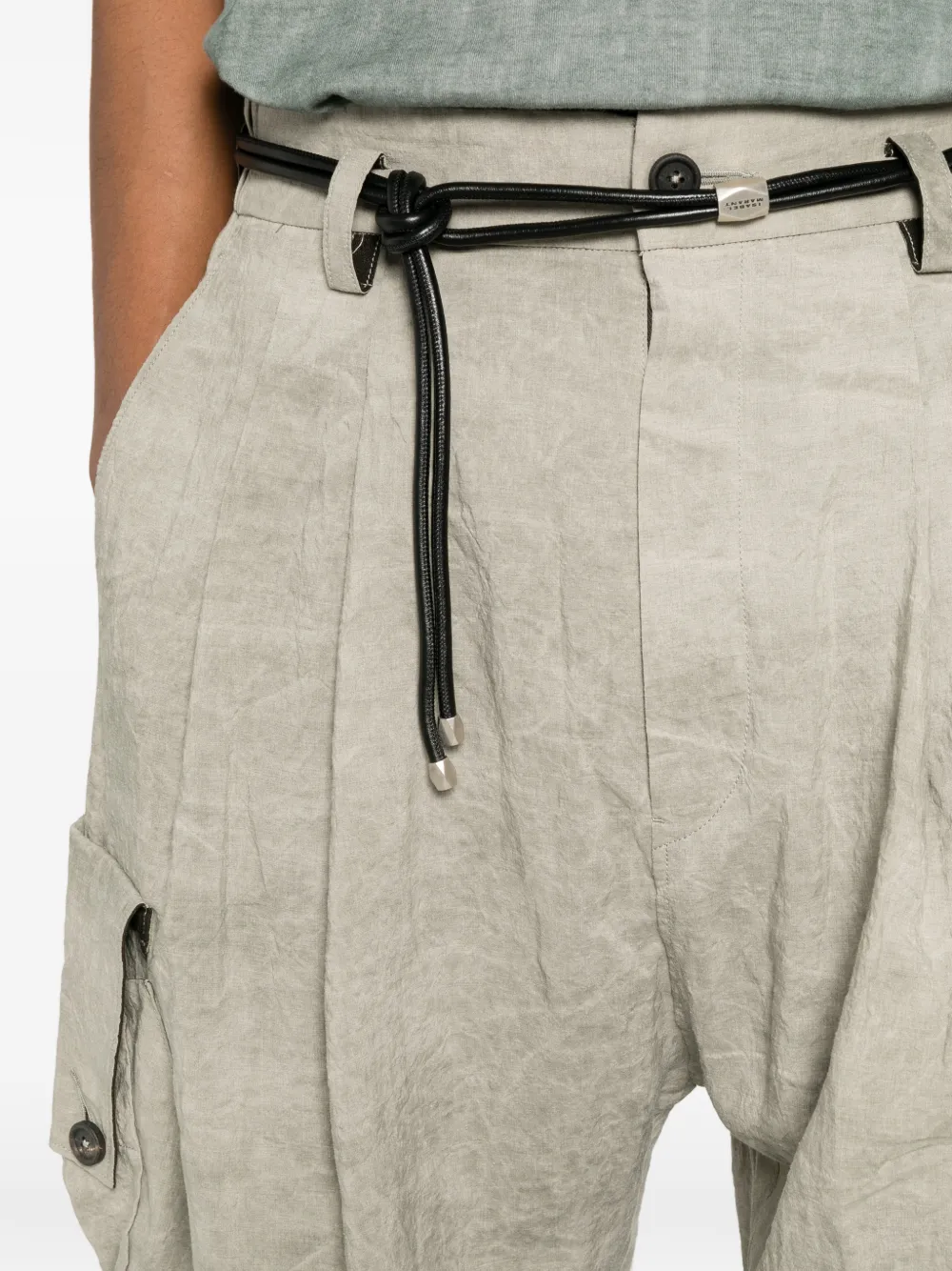 Ziggy Chen Broek met cargo zak Groen