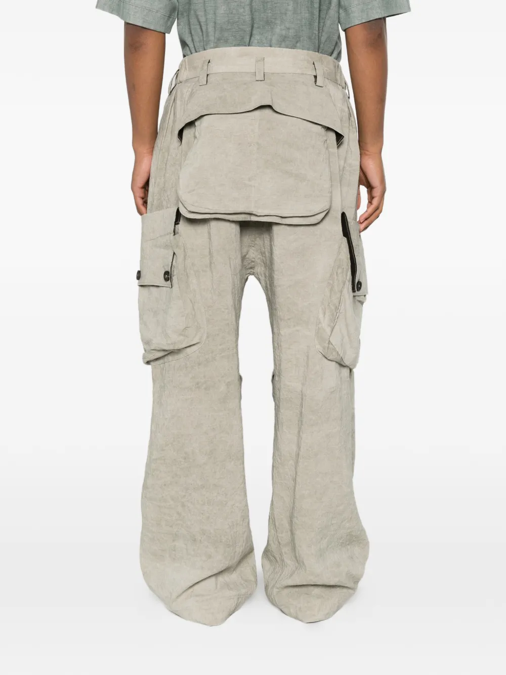 Ziggy Chen Broek met cargo zak Groen