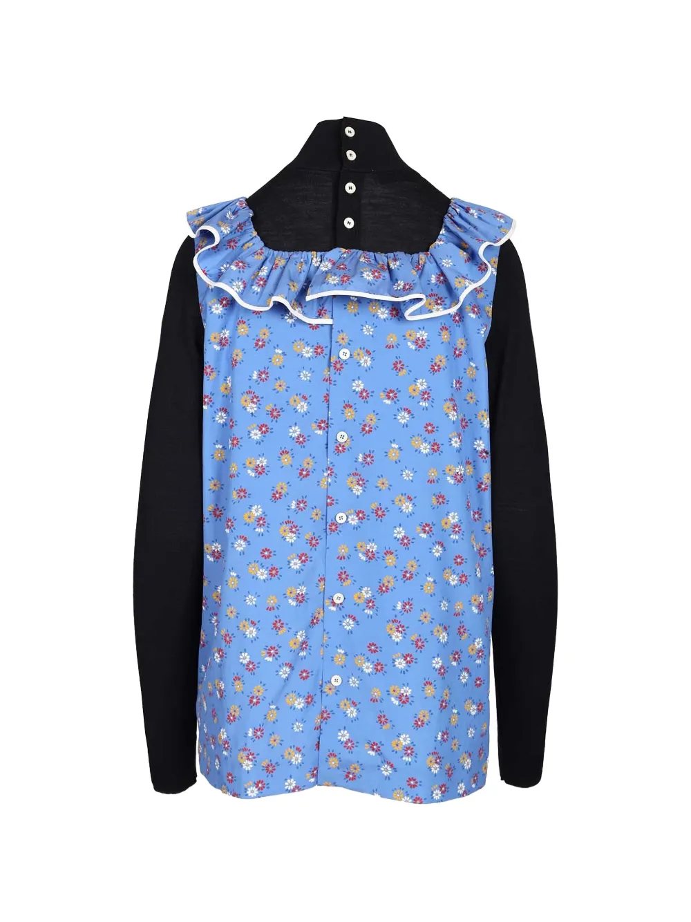 Miu Top met bloemenprint Blauw