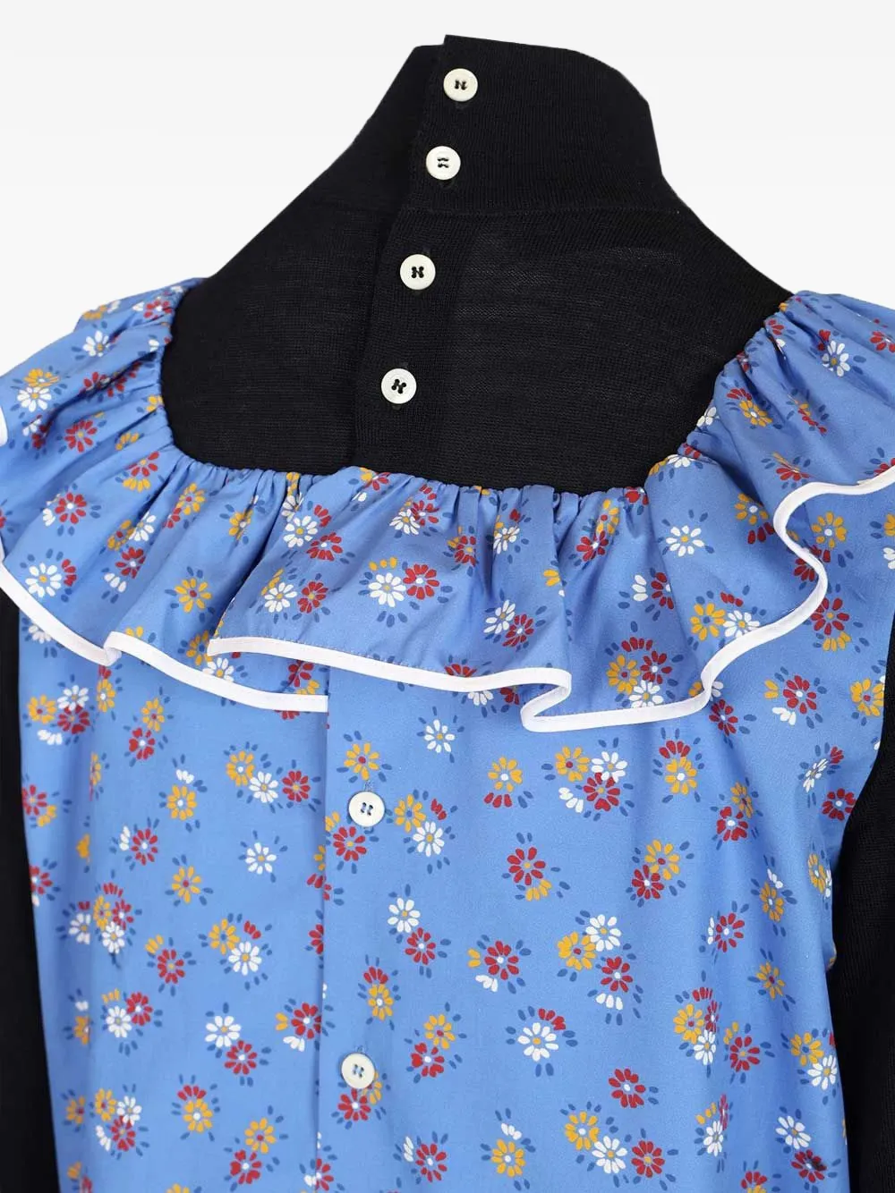 Miu Top met bloemenprint Blauw