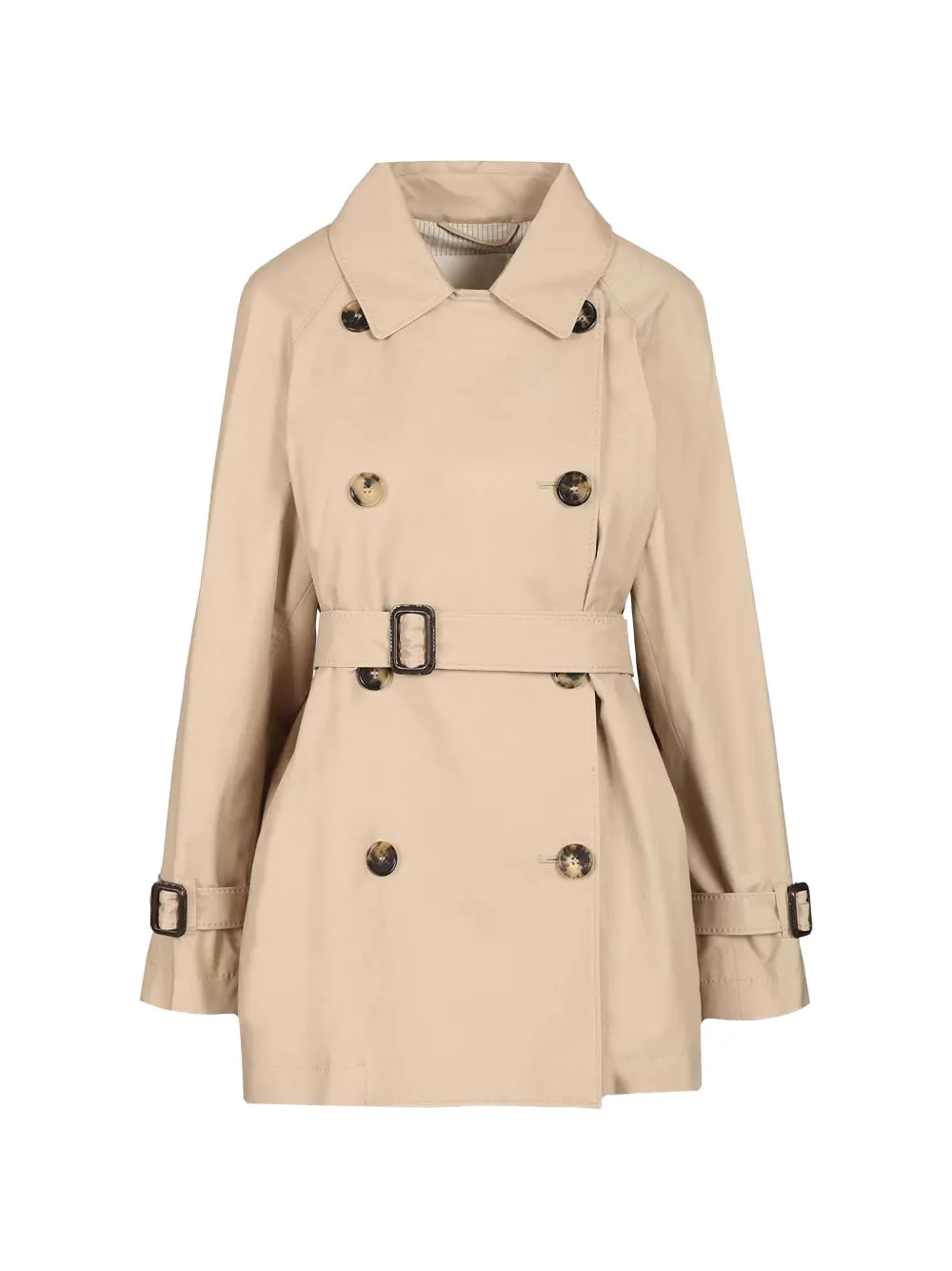 Max Mara Trenchcoat mit Gürtel - Nude