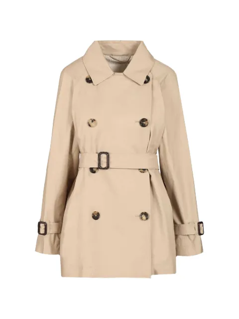 Max Mara gabardina con doble botonadura y cinturón