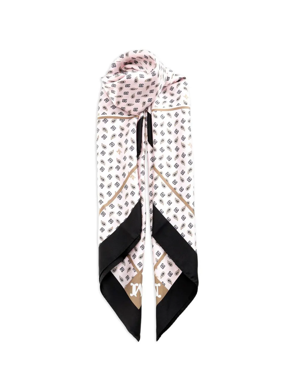 Max Mara paisley-print silk scarf - Pink