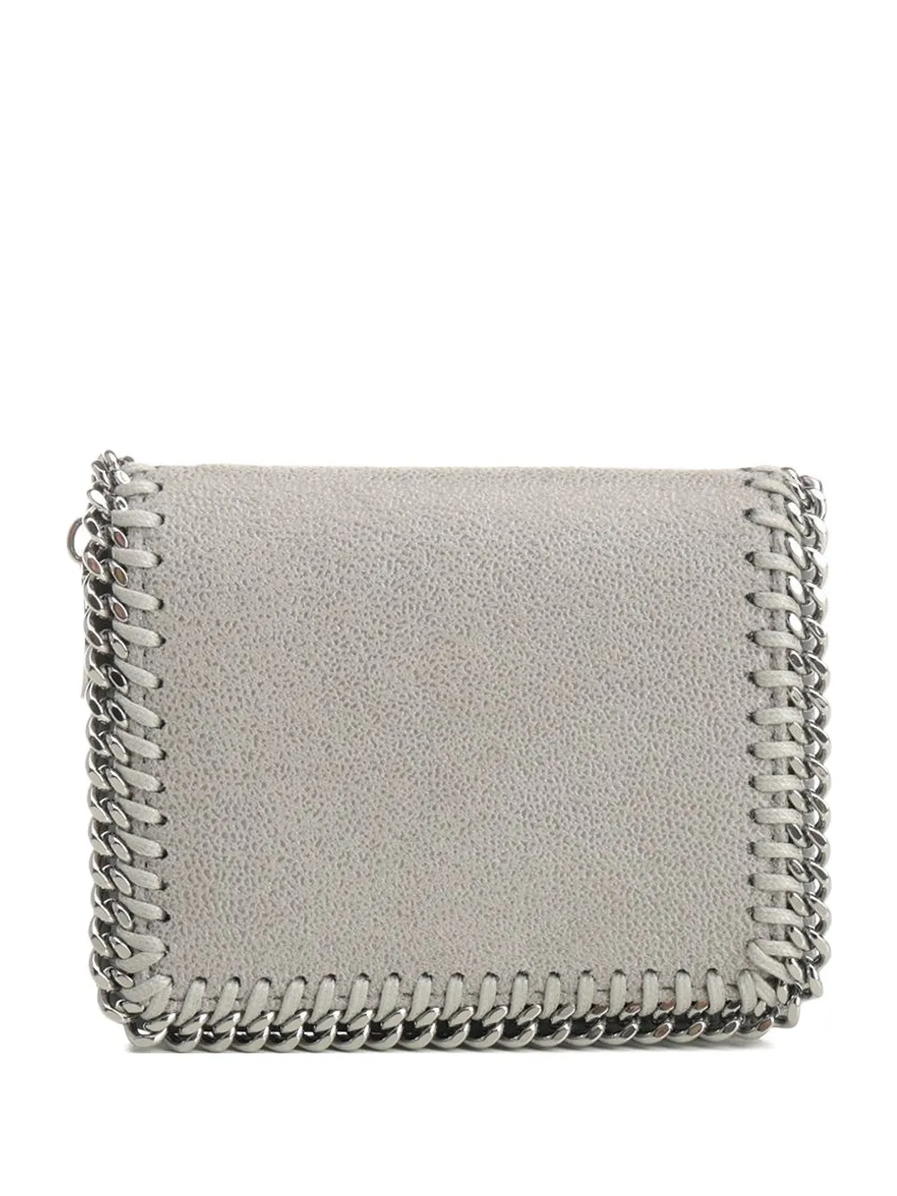 Stella McCartney Falabella chain-trim wallet - Grigio