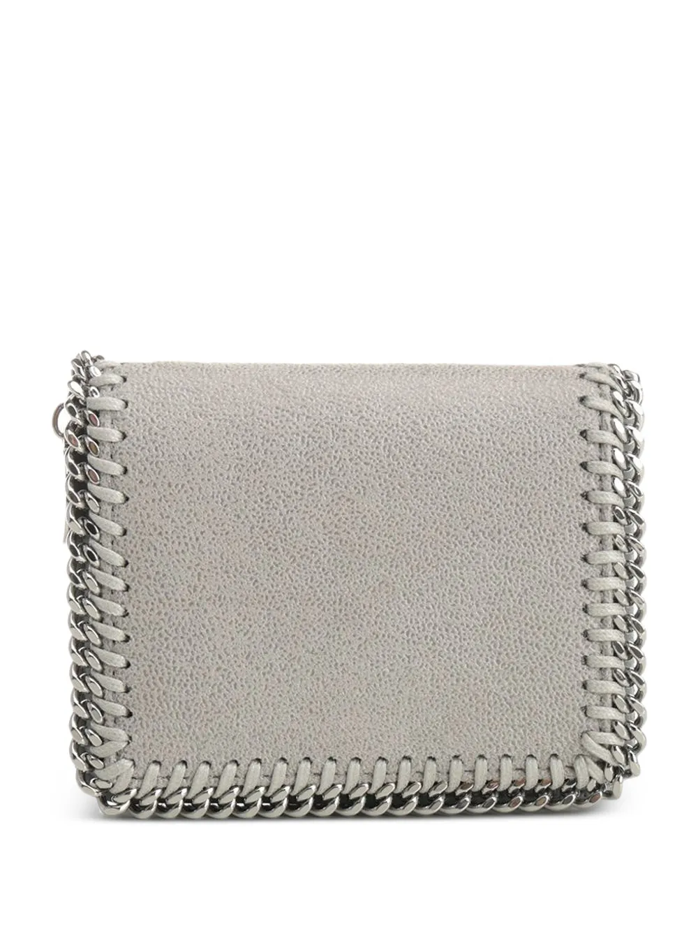 Stella McCartney Falabella chain-trim wallet - Grigio