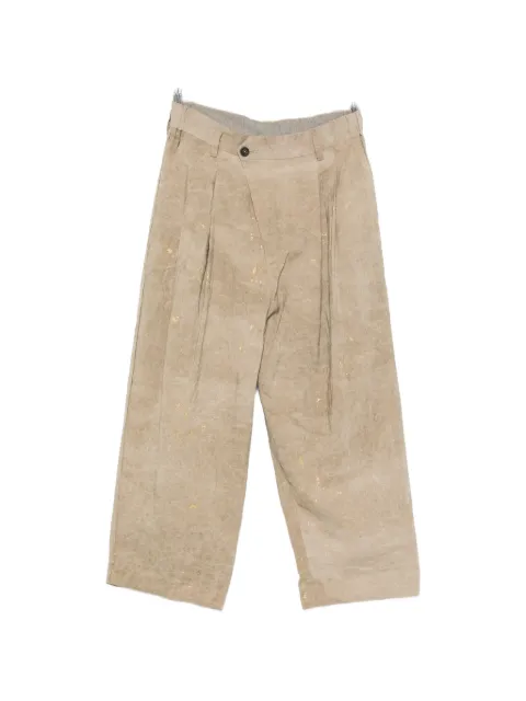 Ziggy Chen pleated trousers