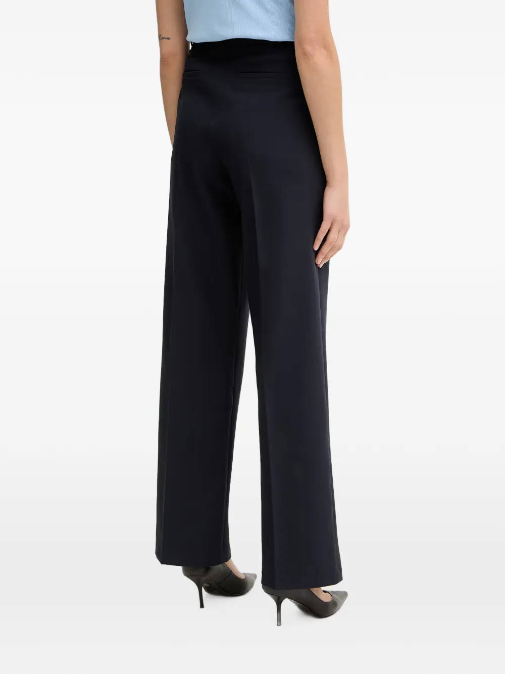 Morgan Pantalon met ceintuur Blauw