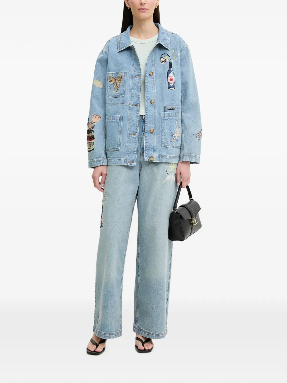 MUNTHE Braulia denim jack Blauw