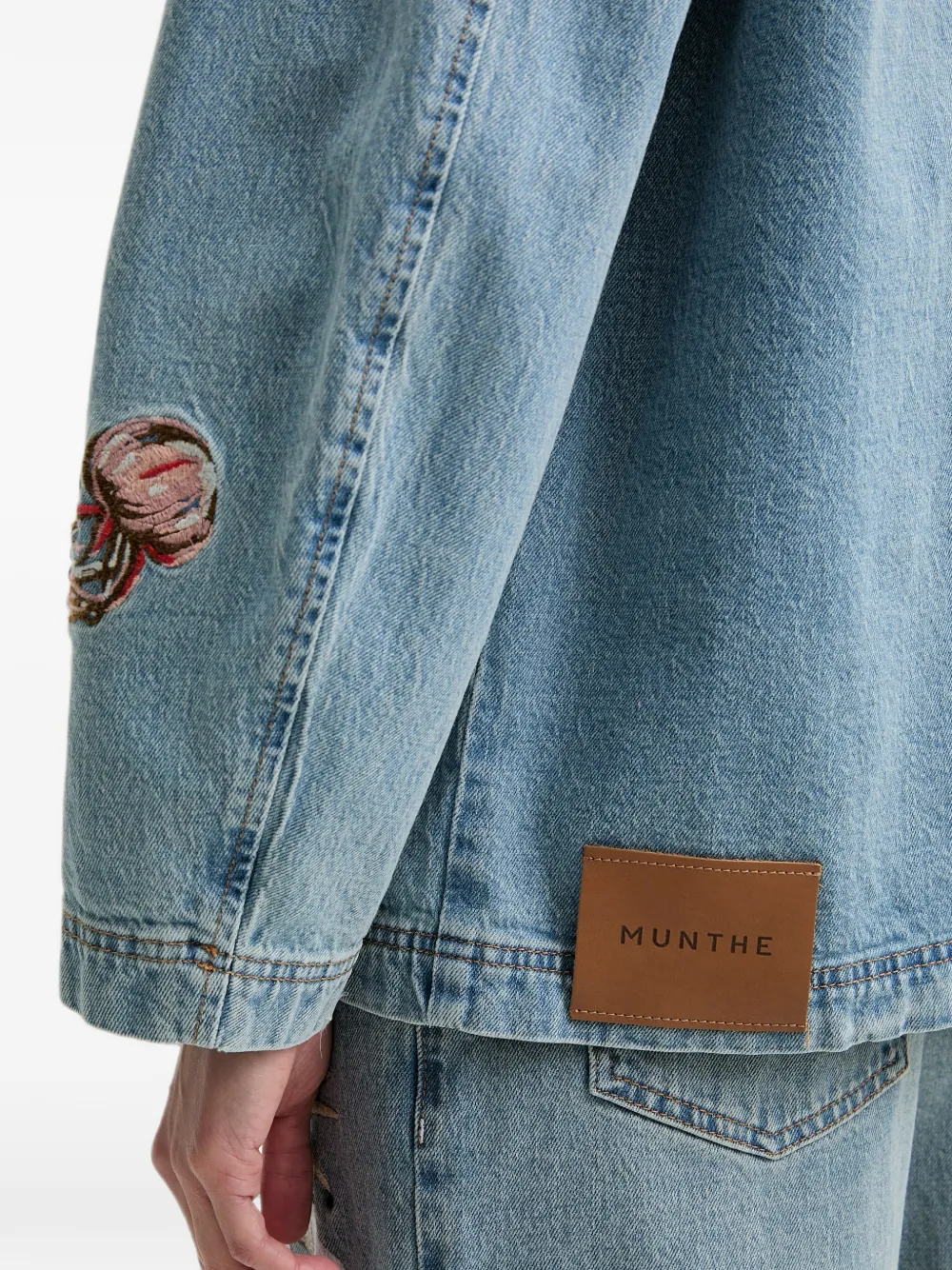 MUNTHE Braulia denim jack Blauw
