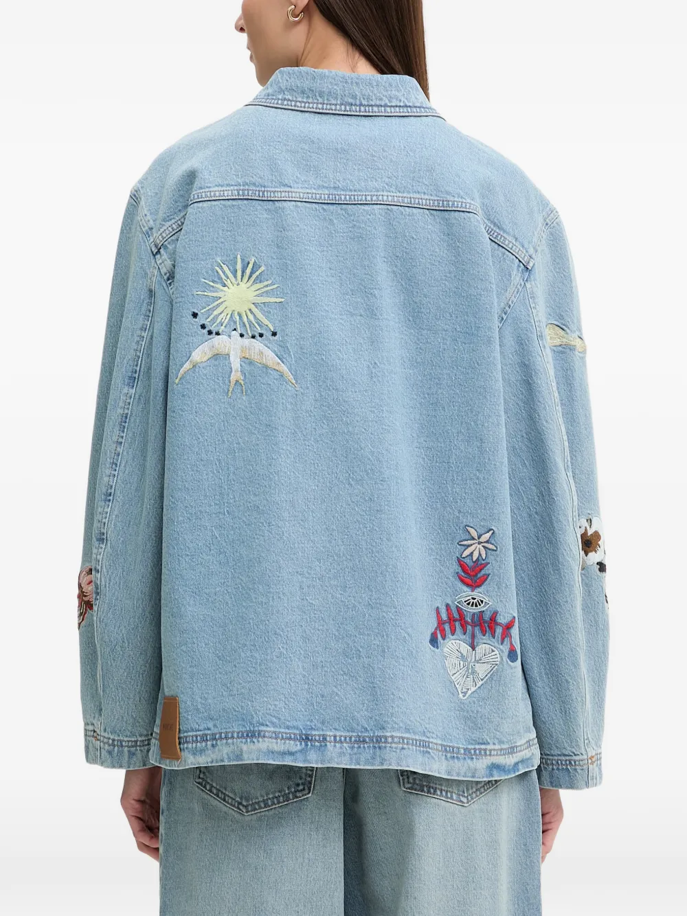MUNTHE Braulia denim jack Blauw