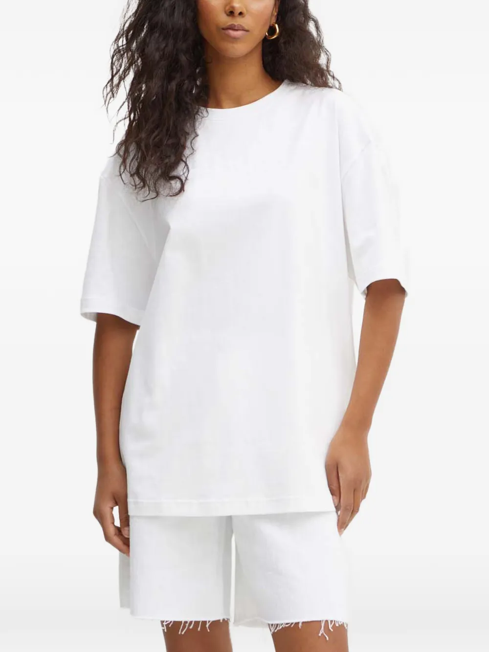 Miss Sixty logo-embossed T-shirt