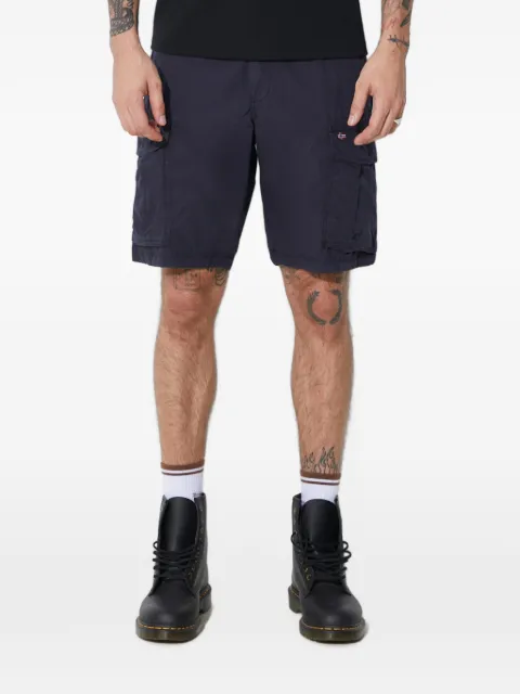 Napapijri Noto logo-patch cargo shorts