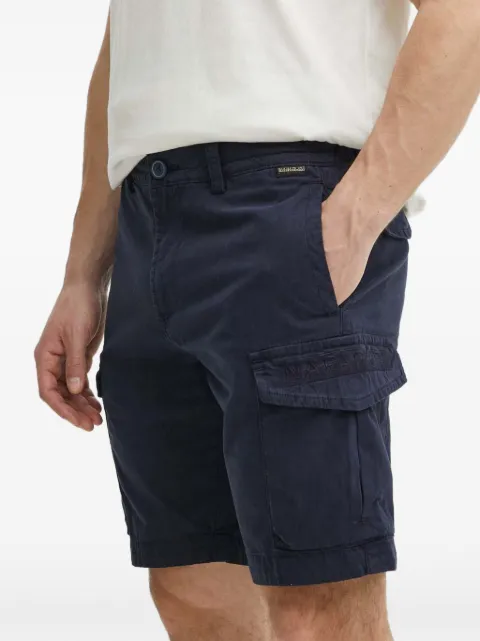 Napapijri Deline logo-embroidered cargo shorts