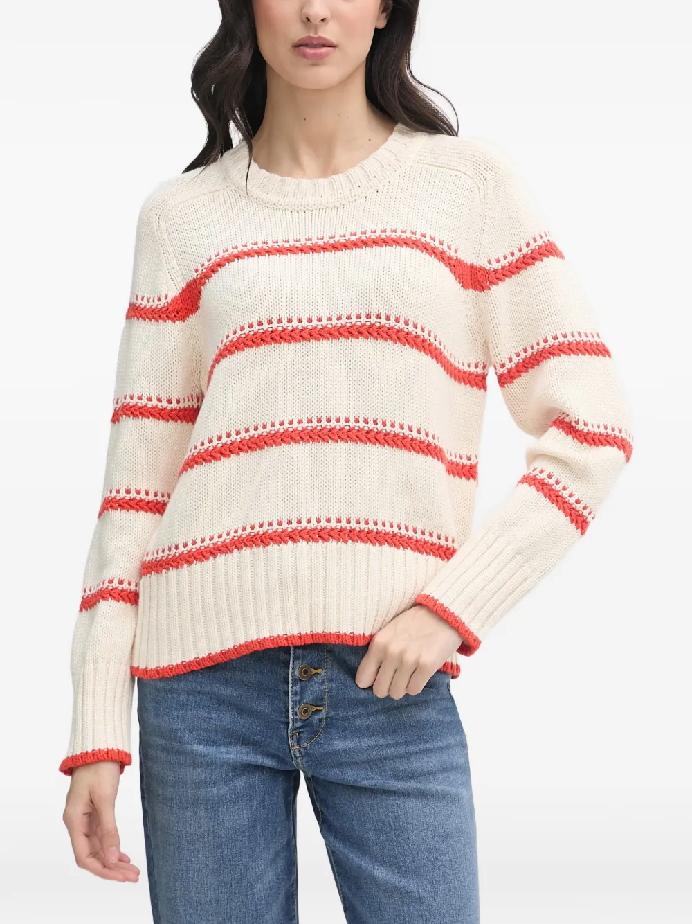 Mos Mosh MMRola Bine horizontal-stripe sweater