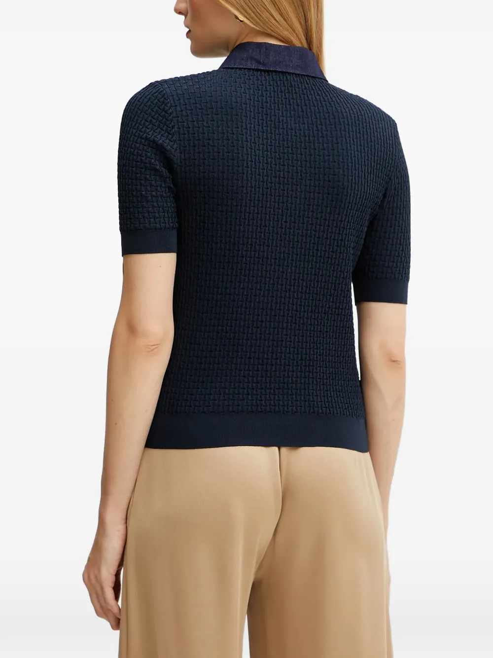 Morgan Vest met korte mouwen Blauw