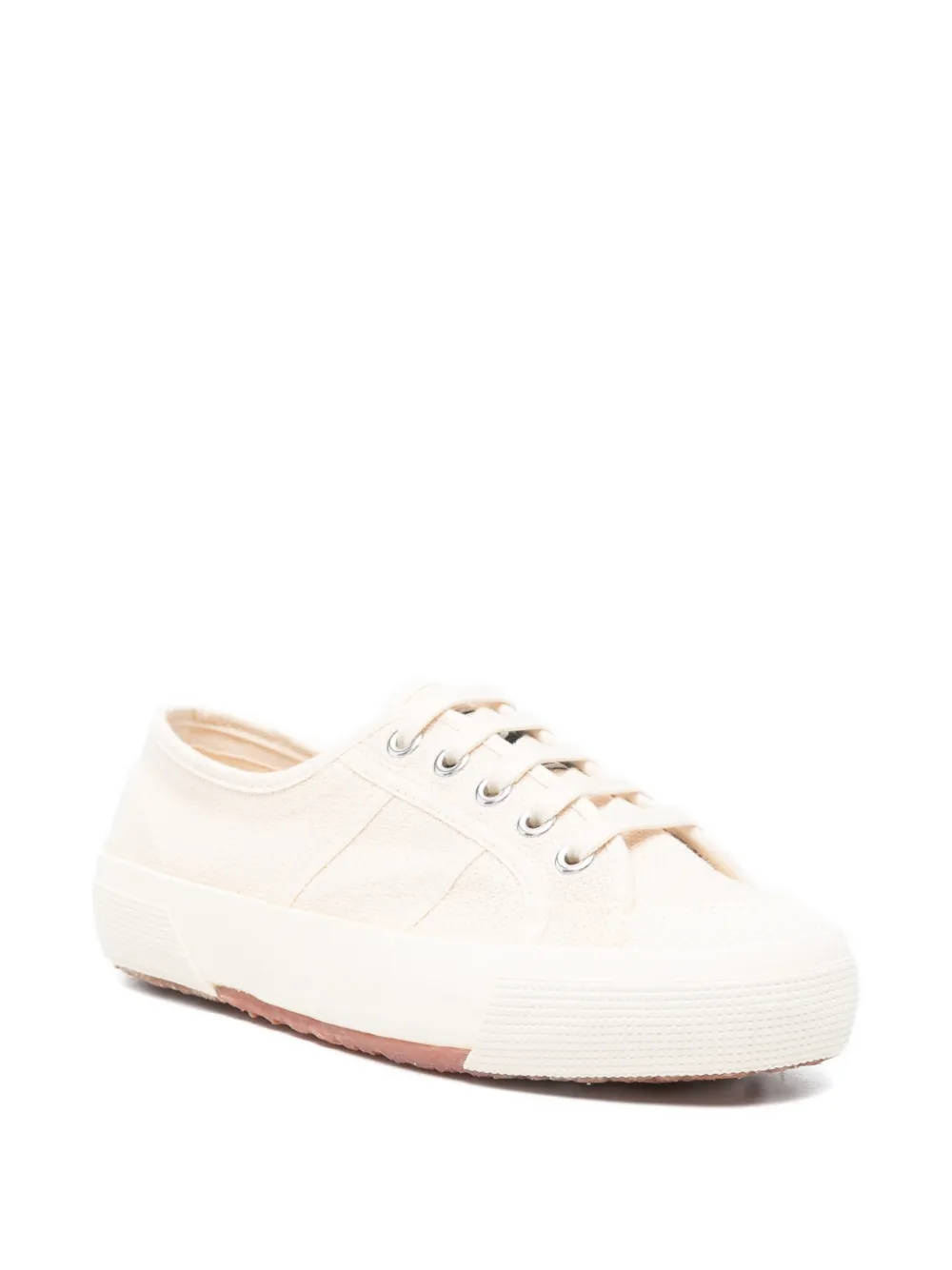 Superga round-toe sneakers Wit