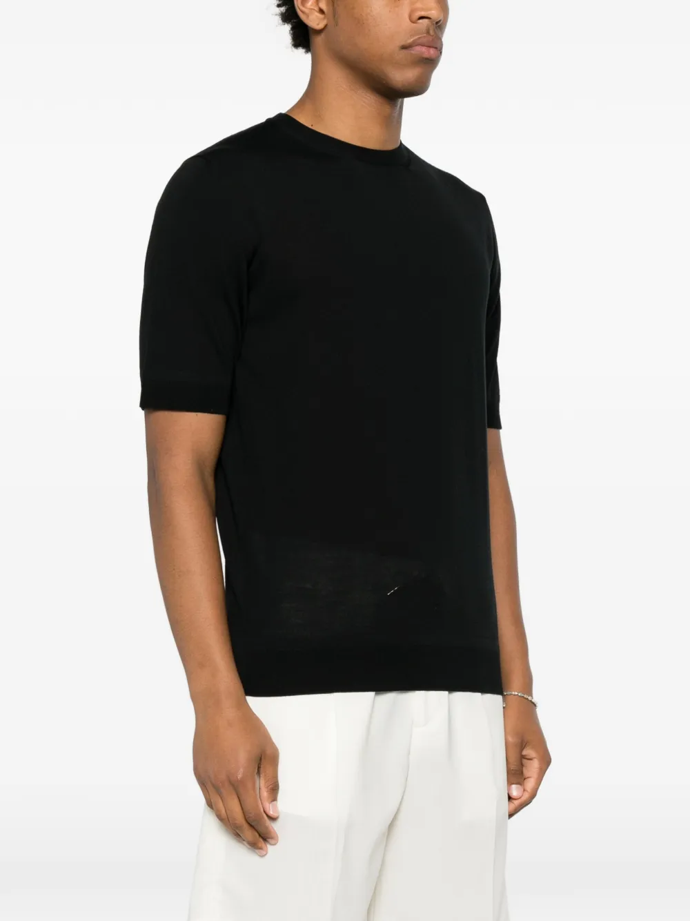 Roberto Collina T-shirt met korte mouwen Zwart