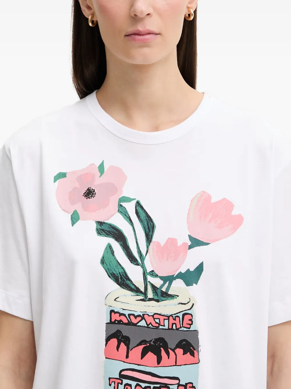 MUNTHE Balwin T-shirt Wit