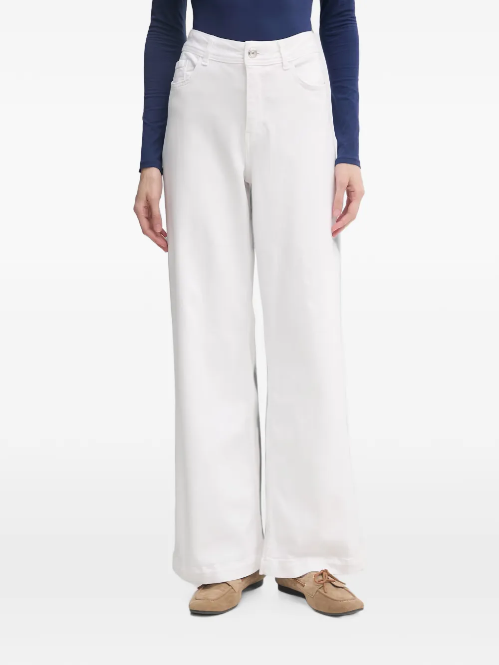 Mos Mosh Dara wide-leg jeans - Bianco