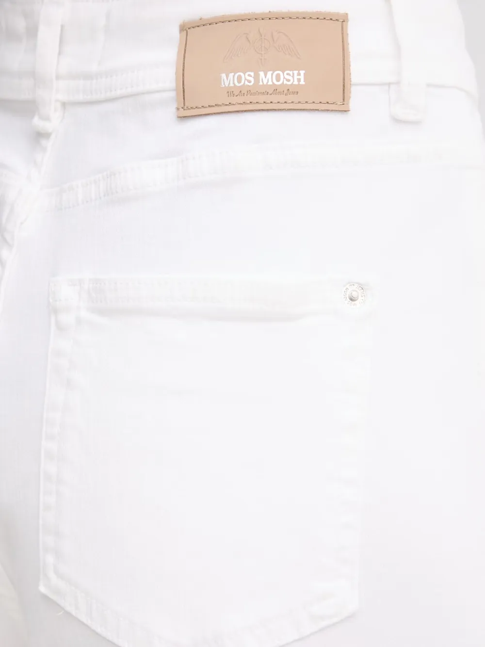 Mos Mosh Dara wide-leg jeans Wit