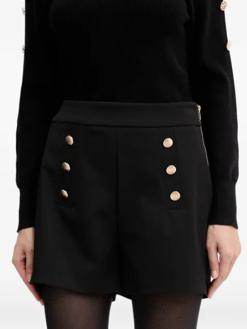 Morgan button-detail tailored shorts