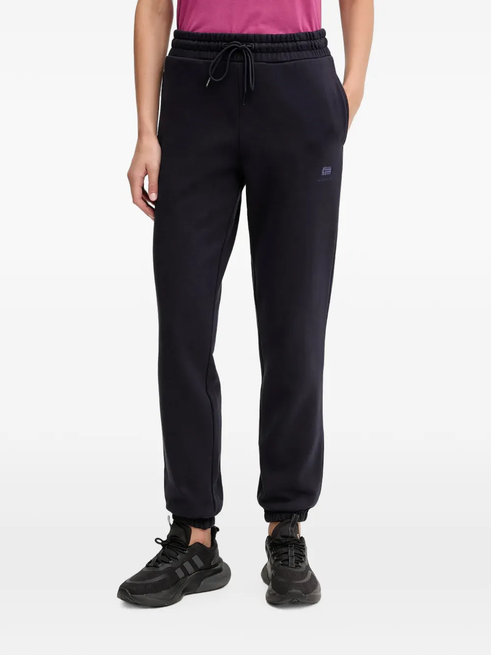Napapijri drawstring logo-patch track pants