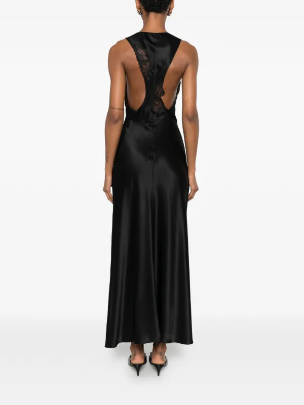 sir black silk dress SIR. Aries Cut Out Gown Black Silk 0/XS by SIR THE LABEL