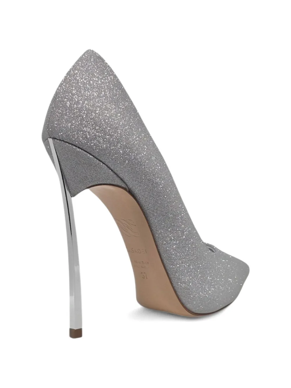 Casadei Blade glitter-effect pumps Zilver