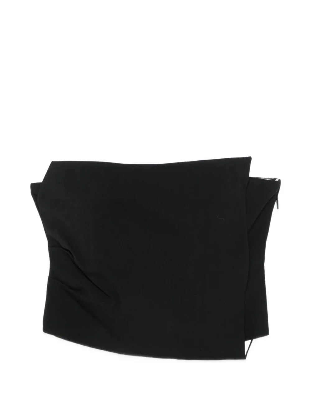 SIR. Rivoli pinstripe-panel bandeau top - Nero