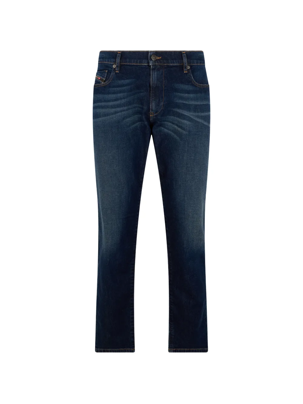 Diesel faded straight-leg jeans - Blu