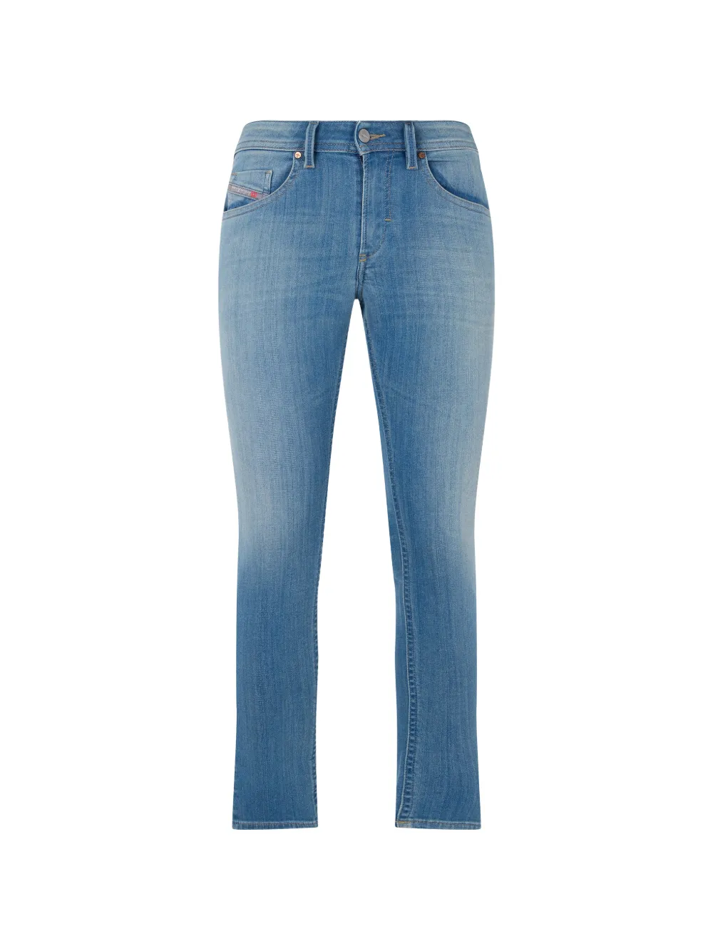 Diesel faded straight-leg jeans - Blu