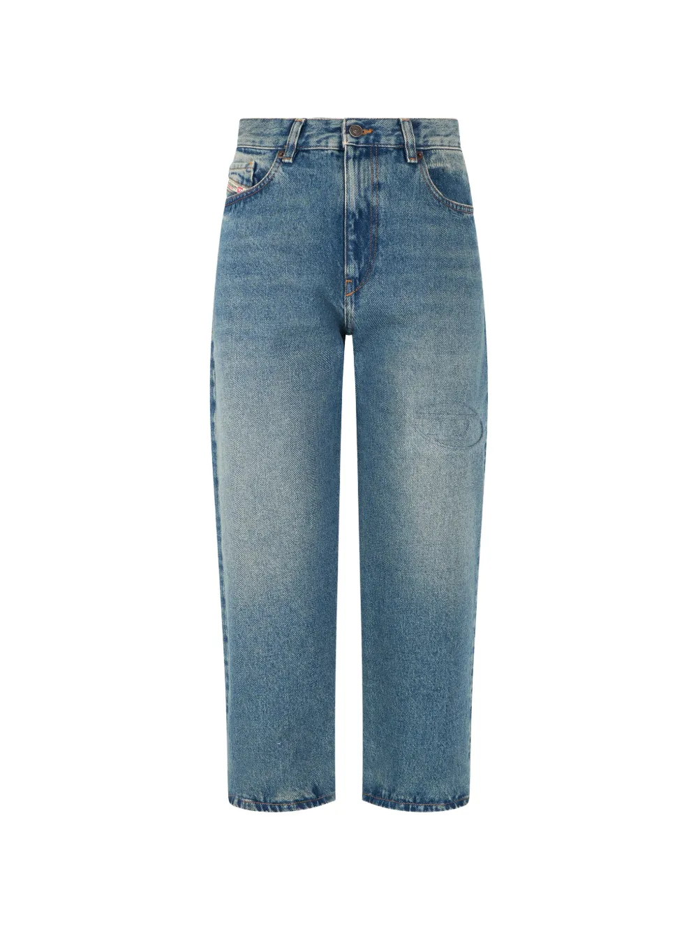 Diesel faded high-waist jeans - Blu