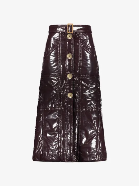 Ellery quilted belted skirt