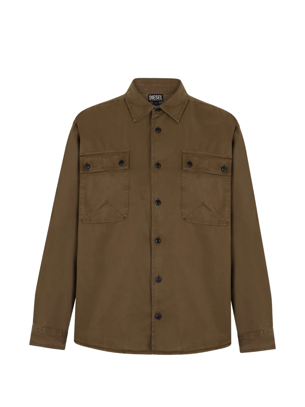 Diesel chest-pockets shirt - Braun