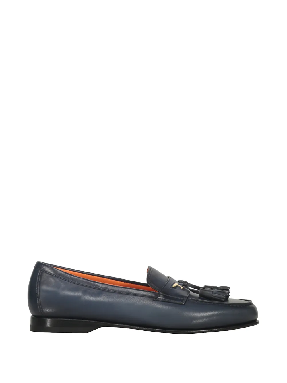 Santoni tassel-detail leather loafers - Blau