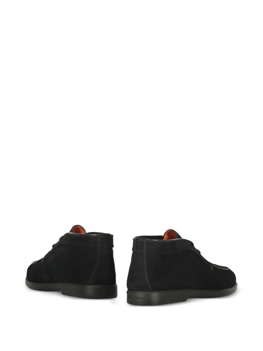 Santoni suede desert boots Zwart